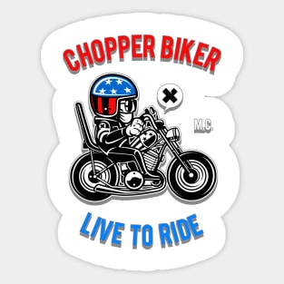 Chopper Sticker